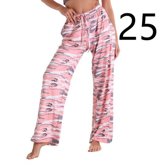 Pantalones Deportivos Casuales con Cintura Elástica y Bolsillos para Mujer - Image 30
