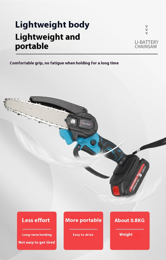 Motosierra Eléctrica Recargable 6 Pulgadas con Batería de Litio - Image 14
