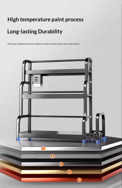 Estantería de Almacenamiento para Cocina - Organizador de Piso - Image 19