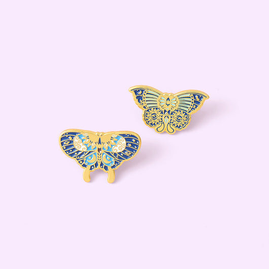 Broche Mariposa en Aleación Azul - Joya Personalidad - Image 6