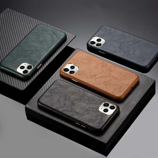 Funda Ejecutiva para Teléfono con Estampado en Ante