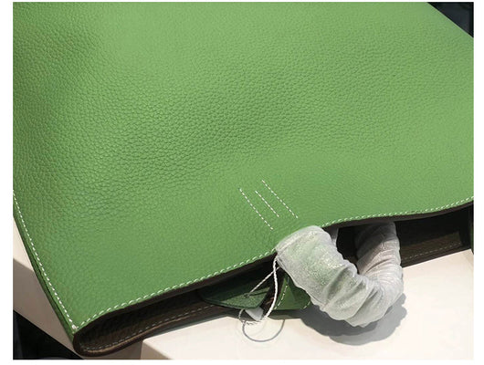 Bolso Tote de Cuero Genuino Doble Cara - Gran Capacidad - Image 10