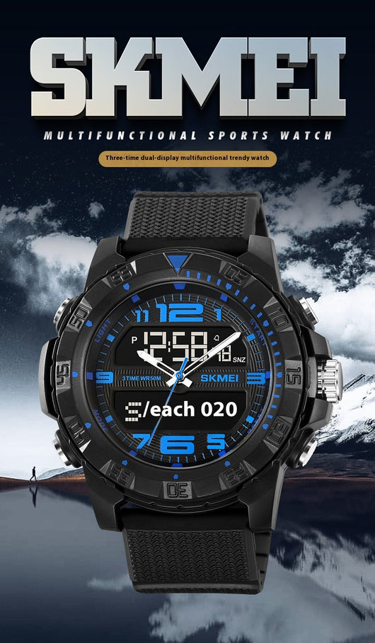Reloj Deportivo Dual Display Resistente al Agua para Actividades Outdoor - Image 13