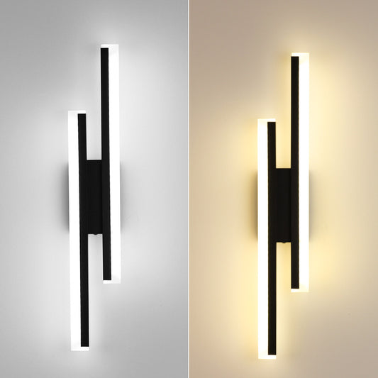 Lámpara de Pared Doble Línea Moderna para Hoteles y Pasillos - Image 3