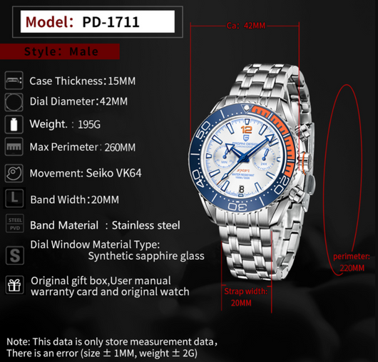 Reloj de Cuarzo para Hombre con Calendario de 24 Horas e Iluminación Nocturna - Image 15