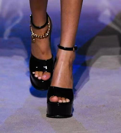 Sandalias Tipo Pez con Tacón Alto para Mujer - Verano - Image 3