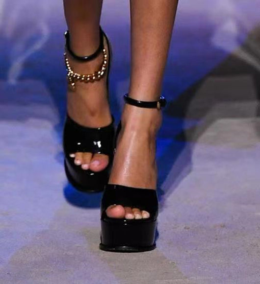 Sandalias Tipo Pez con Tacón Alto para Mujer - Verano - Image 3