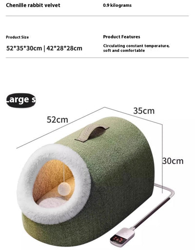 Cama Térmica Cerrada para Gatos - Nido Abrigado Invierno - Image 15