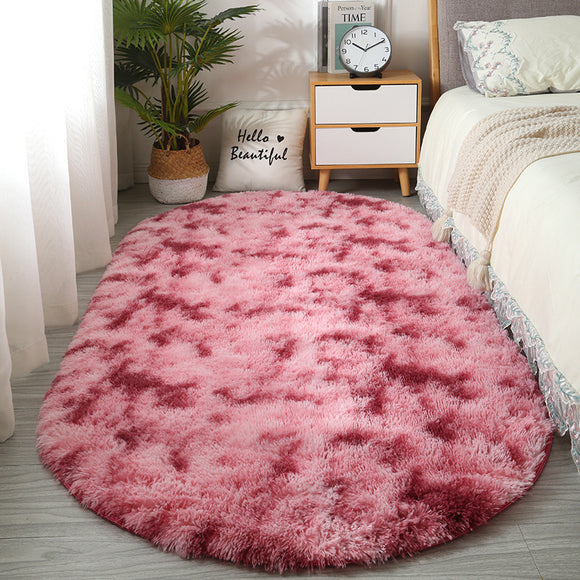 Tapete Tie-Dye de Seda para Sala y Dormitorio