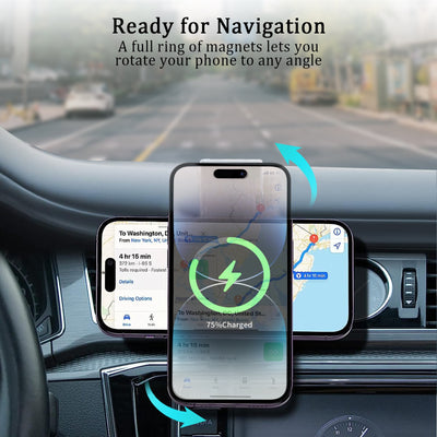 Cargador Inalámbrico Magnético Multifuncional para Celular - Image 8