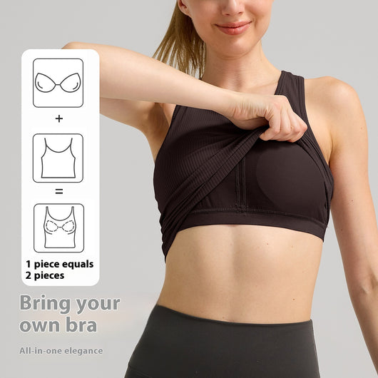 Chaleco Deportivo para Mujer con Protector de Pecho y Cintura Transpirable - Image 4