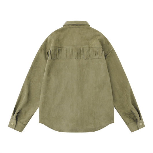 Chaqueta con Parches Bordados de Pistola - Manga Larga - Image 2
