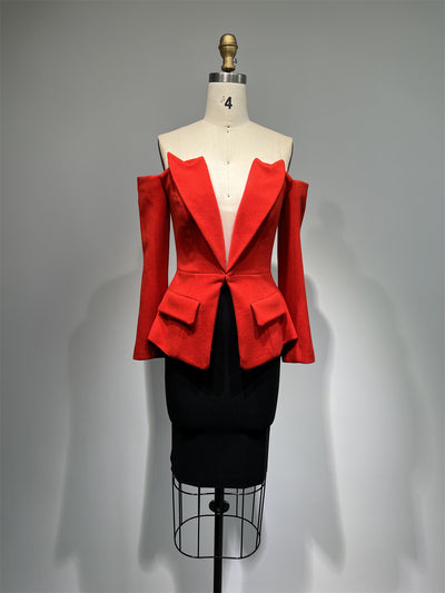 Conjunto de 2 Piezas: Blusa Suelta y Falda Ajustada Casual - Image 6