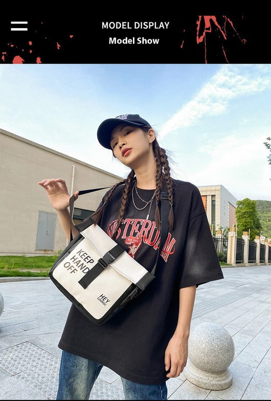 Bolsa Crossbody Unisex de Nylon Versátil para Exteriores - Image 18