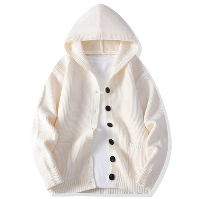 Cardigan de Punto con Solapa para Hombre - Estilo Moderno y Versátil - Image 3