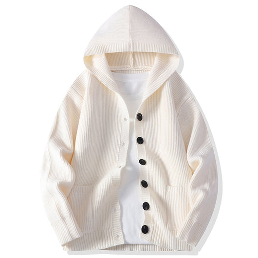 Cardigan de Punto con Solapa para Hombre - Estilo Moderno y Versátil - Image 3