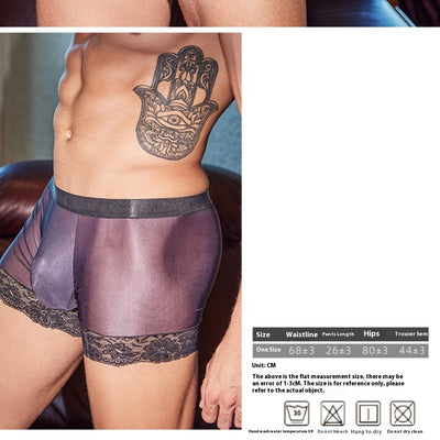 Bóxer Slip Masculino de Encaje Sexy - Image 7