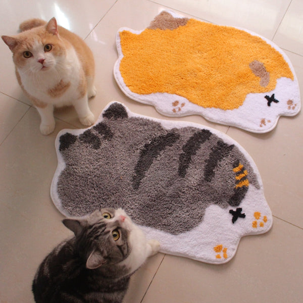 Tapetes Antideslizantes para Gatos con Diseño Cartoon - Cama Térmica para Mascotas