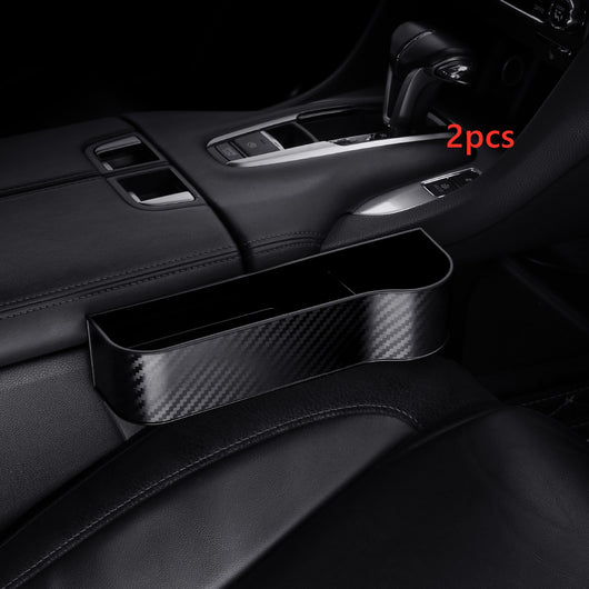 Organizador de Asiento Auto - Caja de Almacenamiento PU para Espacios Laterales - Image 12
