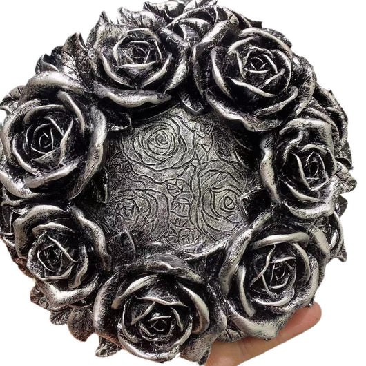 Soporte para Bola de Cristal Rosa en Resina - Decoración de Escritorio - Image 5