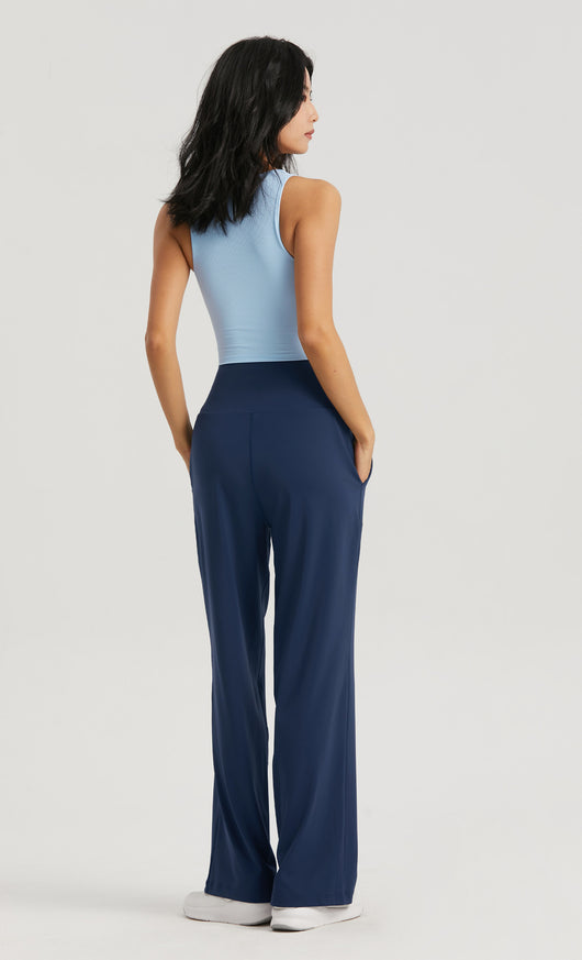 Pantalones Yoga Cintura Alta Pierna Ancha - Image 13