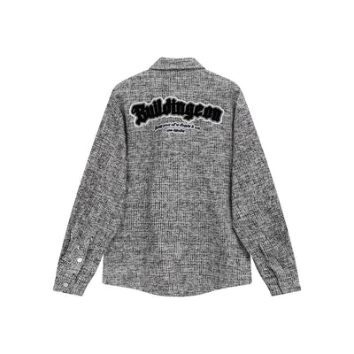 Camisa de Manga Larga con Bordado de Letras para Hombre - Image 19