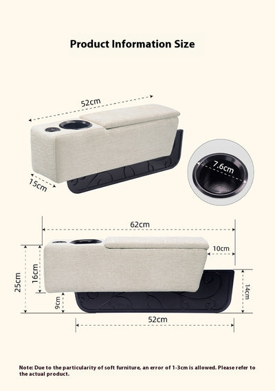 Cargador Inalámbrico para Reposabrazos de Sofá con Soporte Móvil - Image 17