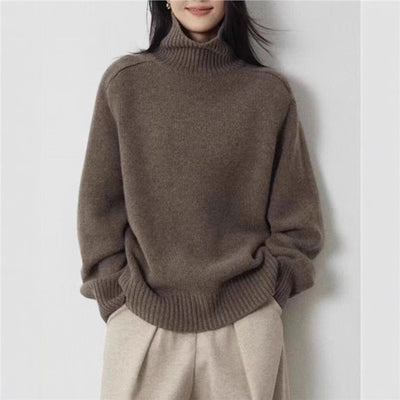 Suéter de Cuello Alto en Lana para Mujer - Image 2