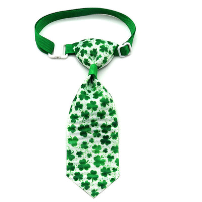 Corbata para Mascotas con Moño de Trébol de Cuatro Hojas - Día de San Patricio - Image 6