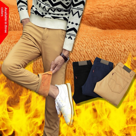 Pantalones de Invierno para Hombre con Forro Polar Grueso - Image 2