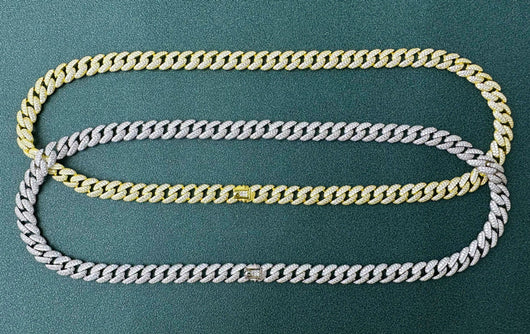 Cadena Cubana de Diamantes Completos Estilo Europeo y Americano - Image 24