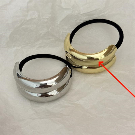 Aro Elástico Geométrico Retro - Accesorio de Cabello Minimalista - Image 7