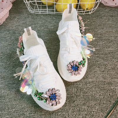 Zapatillas Deportivas Casual Mujer con Suela Gruesa y Tejido Elástico - Image 5