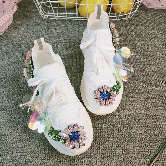 Zapatillas Deportivas Casual Mujer con Suela Gruesa y Tejido Elástico - Image 5