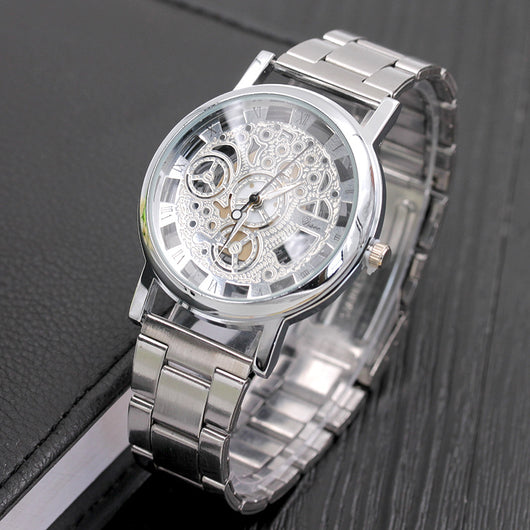 Reloj de Cuarzo Hueco para Hombre - Diseño Moderno sin Mecanismo - Image 11