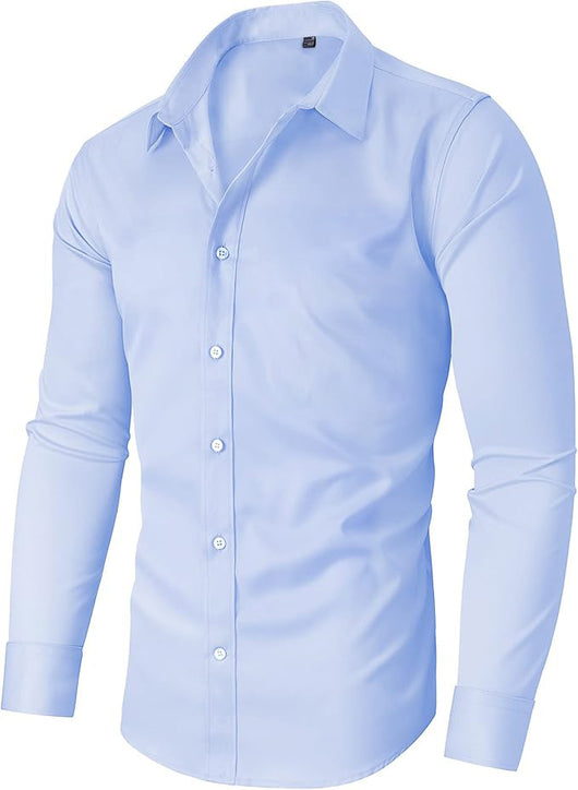 Camisa Elástica sin Planchado para Hombre - Image 18