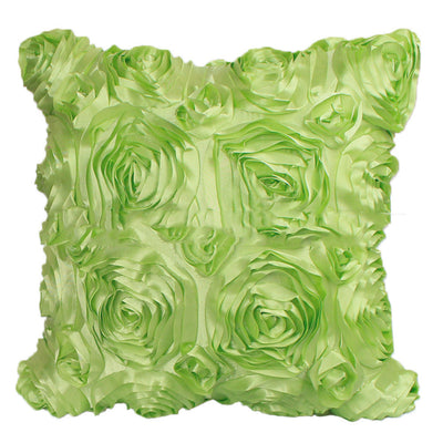 Funda de Cojín Satén con Bordado de Rosas - Image 29