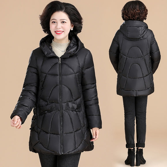 Chaqueta Acolchada Estilo Western para Mamá - Invierno