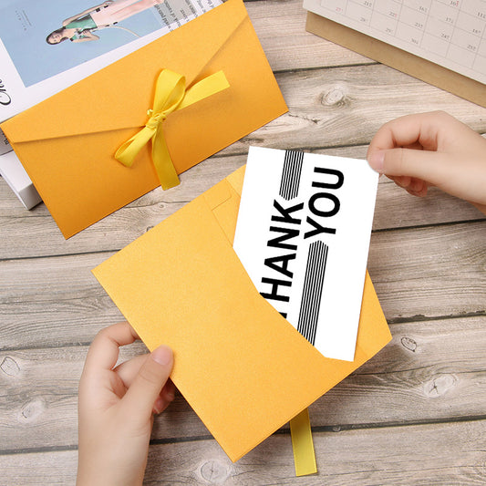 Pack de 50 Tarjetas de Agradecimiento Negro Elegante con Empaque de Regalo - Image 2