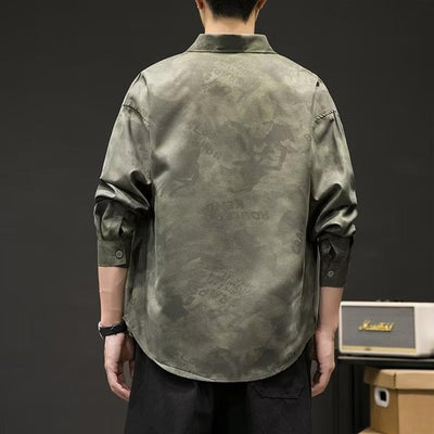 Camisa de Camuflaje Retro Estilo Japonés para Hombre - Image 13
