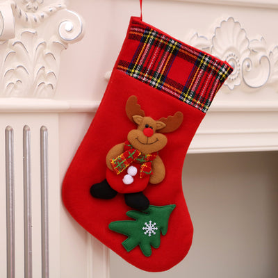 Set de Calcetines Navideños con Adornos Santa y Árbol - Bolsa de Regalo - Image 19