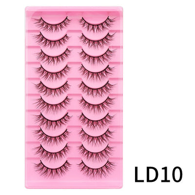 10 Pares de Pestañas Postizas Voluminosas con Rizo Natural - Image 26