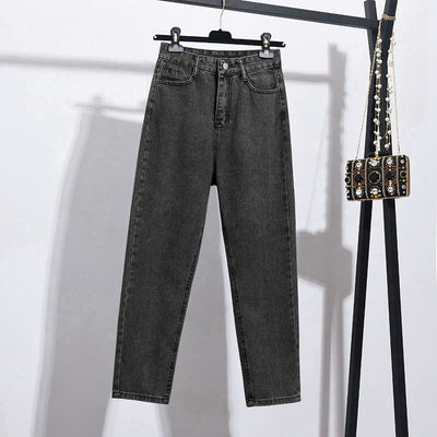 Pantalón Vaquero Cropped de Cintura Alta y Pierna Recta - Image 3