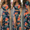 Conjunto Floral de Dos Piezas para Mujer