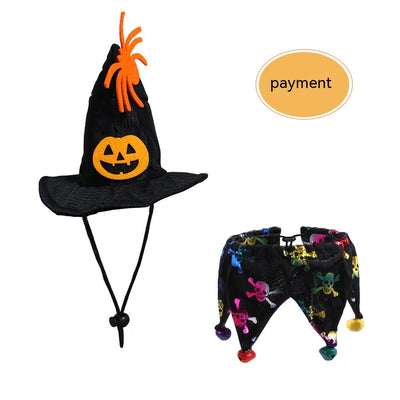 Conjunto de Gorro y Bufanda Gato Halloween - Image 12
