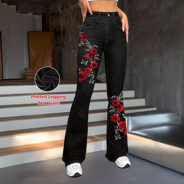 Pantalones Acampanados Versátiles de Corte Ancho