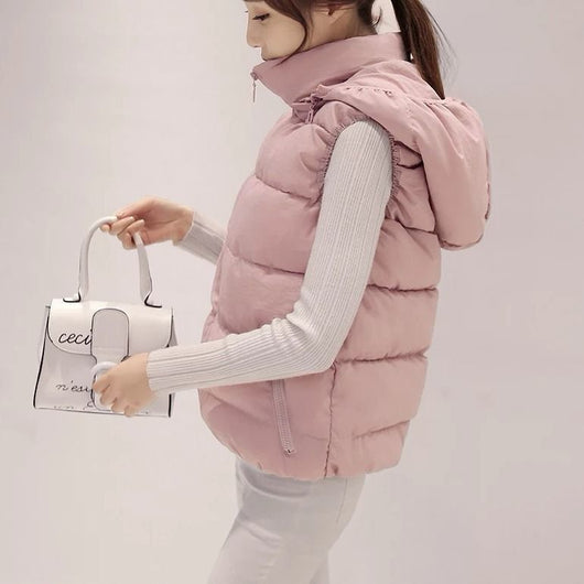Chaleco Acolchado de Plumas para Mujer - Otoño e Invierno - Image 15