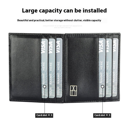 Billetera de Cuero Genuino con Capacidad Amplia y Compartimentos Abatibles - Image 8