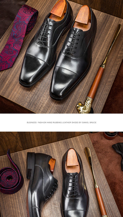Zapatos Oxford de Cuero para Hombre - Elegancia Empresarial - Image 7