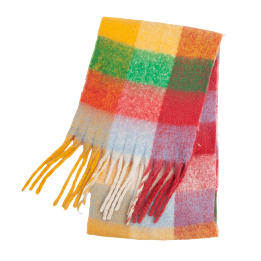 Bufanda Gruesa Cuadros Otoño Invierno - Diseño Multicolor Elegante - Image 13